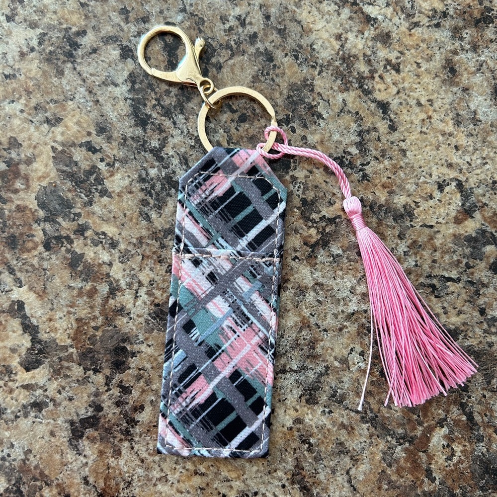 Chapstick keychain holder